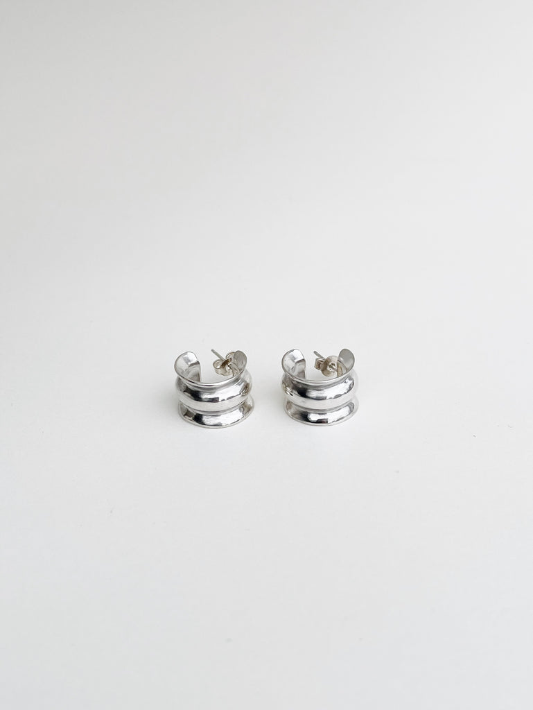 Gray earrings - small