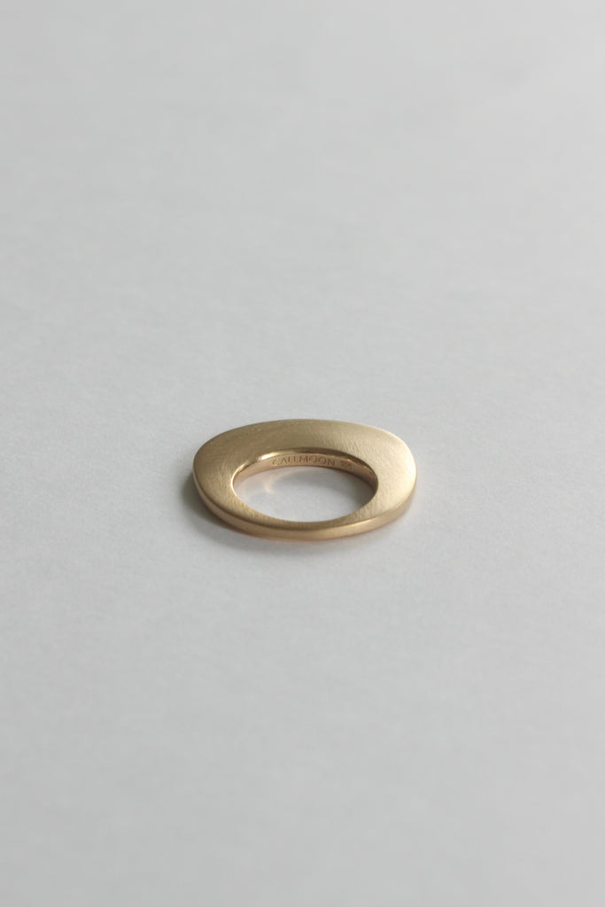 Element ring MAT in gold