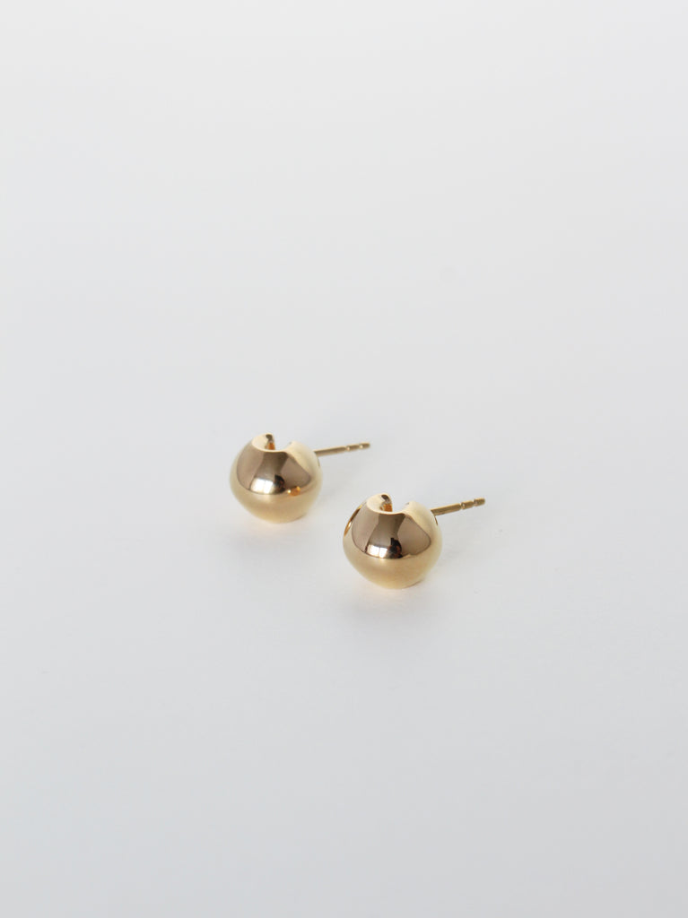 Satellite earrings in gold